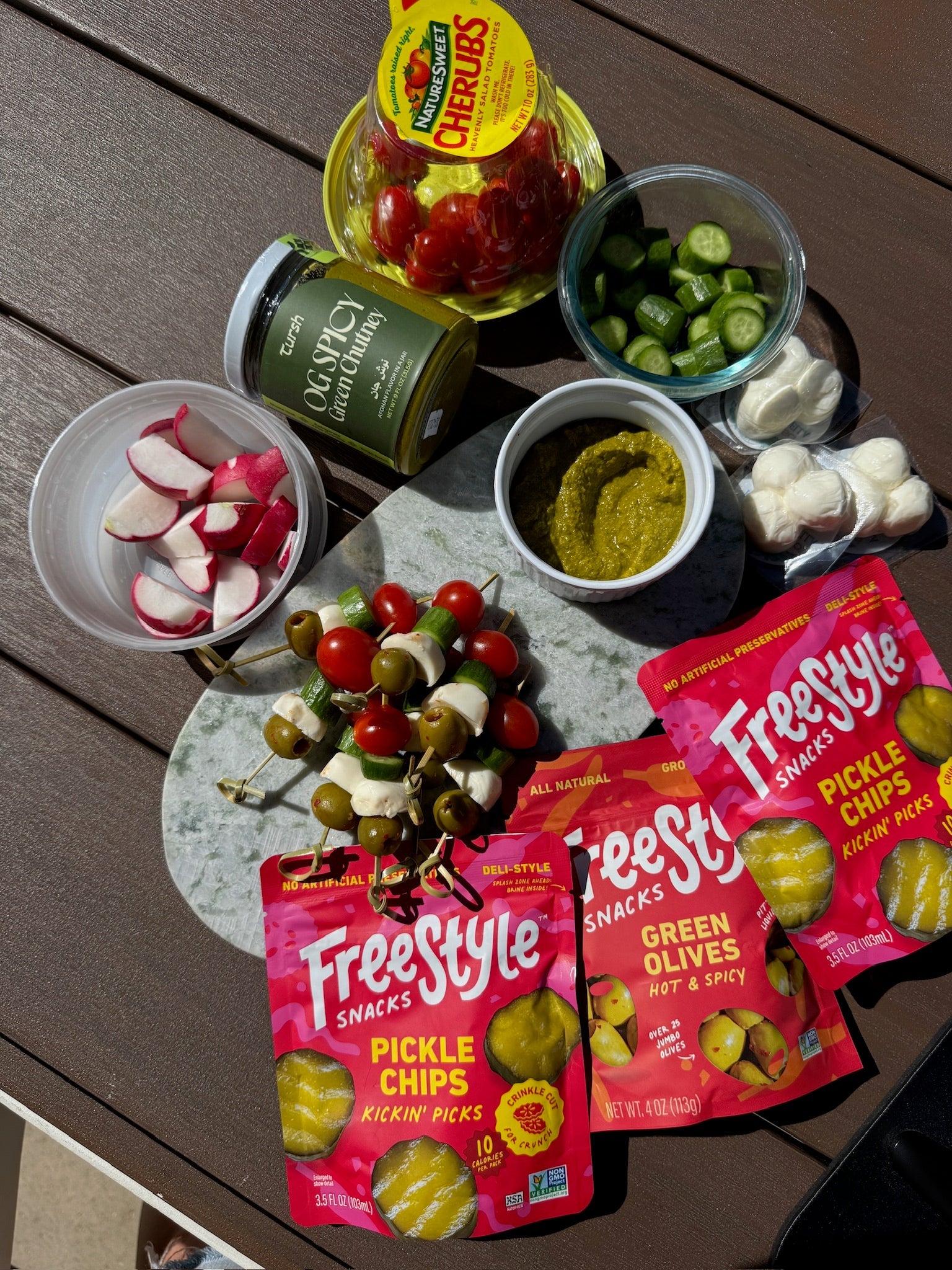 Fresh Veggie Skewers ft. Freestyle Snacks